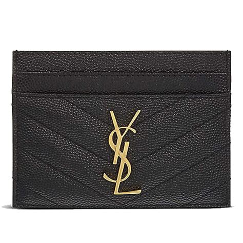 ysl card holder logp real gold|Ysl cardholder On Sale .